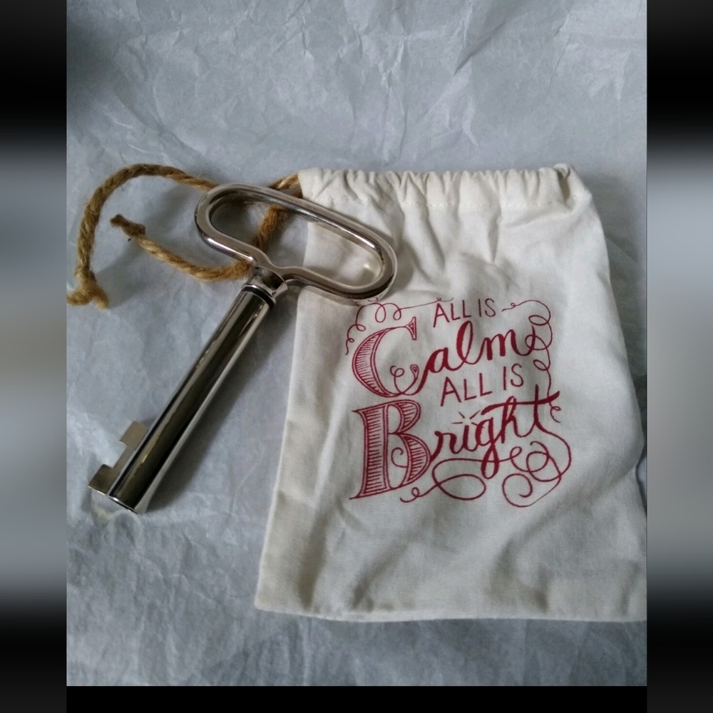 Pottery Barn Key Cork Screw Wine Bottle Opener New